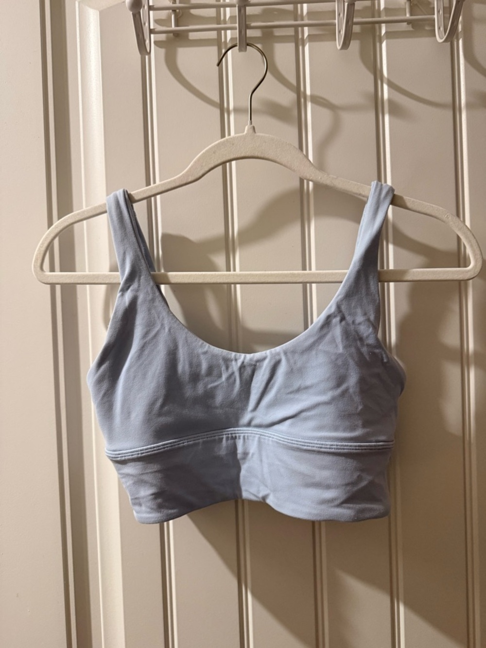 lululemon athletica Light Blue Scoop Neck Sports Bra